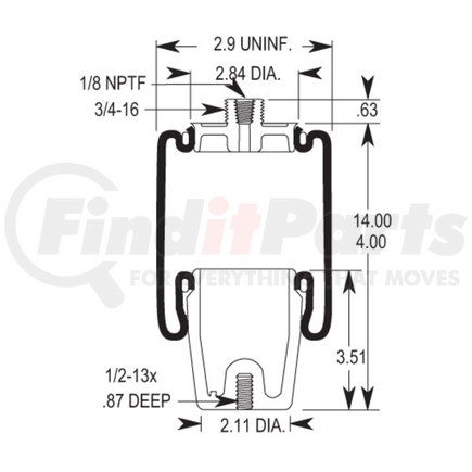 Firestone W023587080 AIR BAG