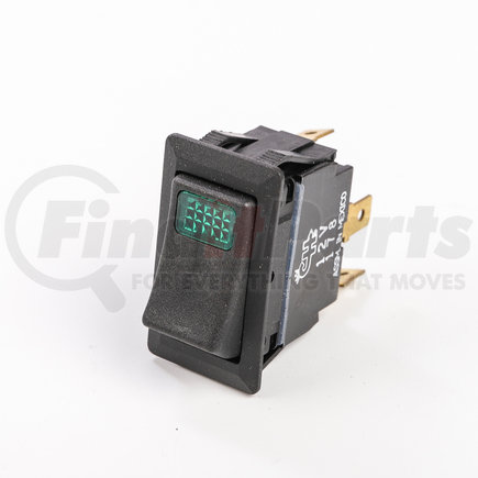 Cole Hersee 58328-11-BX Universal Rocker Switch - Blade, Green Lighted