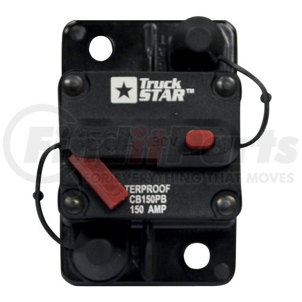 Buyers Products cb150pb 150 Amp Circuit Breaker With Manual Push-to-Trip Reset