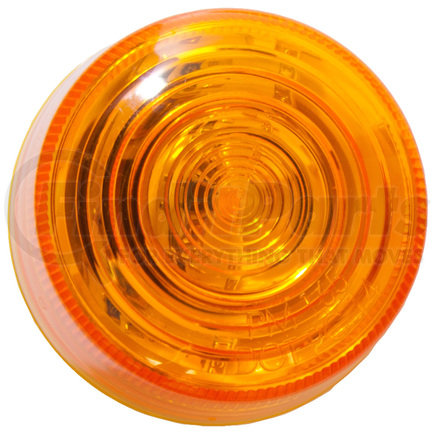 Peterson Lighting M199A-AMP 199 LumenX® 2" Round PC-Rated LED Clearance and Side Marker Lights - Amber with AMP Shroud