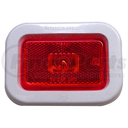 Peterson Lighting V127KR 127 Rectangular Clearance and Side Marker Light - Red Kit