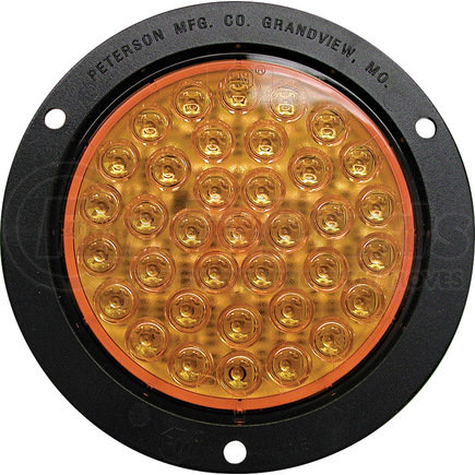 Peterson Lighting V418KTA 417TA/418TA Series Piranha&reg; LED Amber Rear Turn Light - Amber Kit with Flange