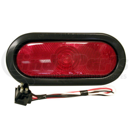 Peterson Lighting V421KR 421R Oval Stop, Turn, and Tail Light - Red Kit