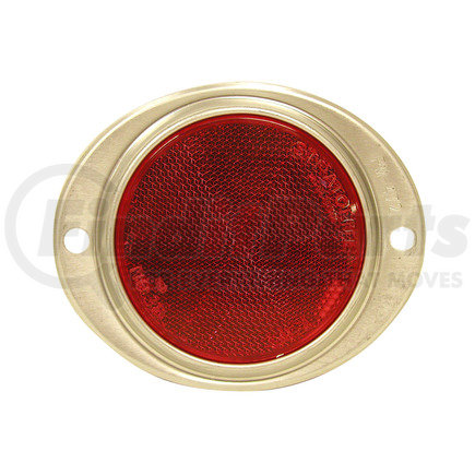 Peterson Lighting V472R 472 Aluminum Oval Reflector - Red