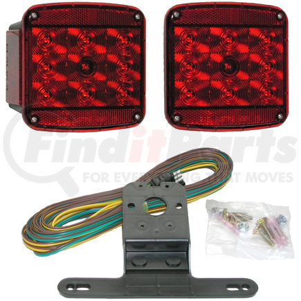 Peterson Lighting V941 941 LED Under 80" Wide Trailer Rear Light Kit - LED Trailer Light Kit