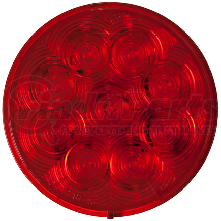 Peterson Lighting M817R-9 817R-9/818R-9 LumenX® 4" Round LED Stop, Turn and Tail Lights, AMP - Red Grommet Mount