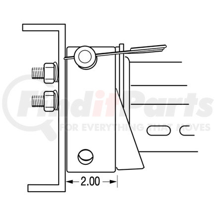 Fleet Engineers 034-00416 FB-27 Removable Adapter and Lock Pin