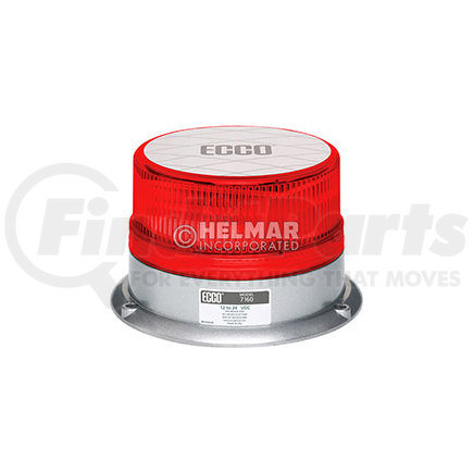 ECCO 7160R SAE Class I LED (7160 Series) Red Beacon