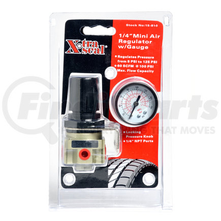 GROUP 31 XTRA SEAL 15-810 Regulator Mini 1/4in NPT w/Gauge