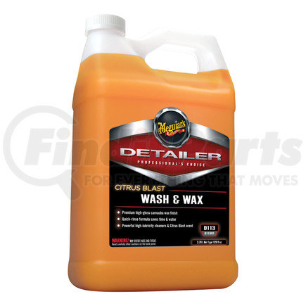 Meguiar's D11301 Citrus Blast Wash & Wax, 1 Gallon