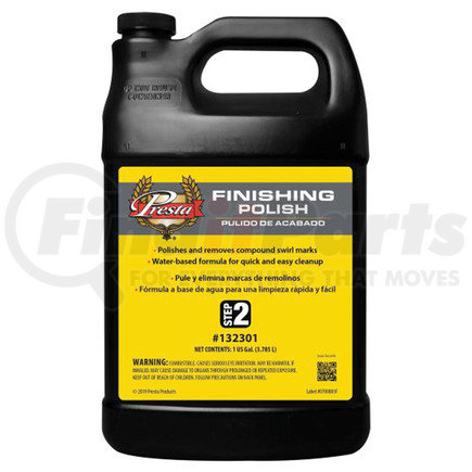 Presta 132301 Shopline Finishing Polish #2, 1 Gallon