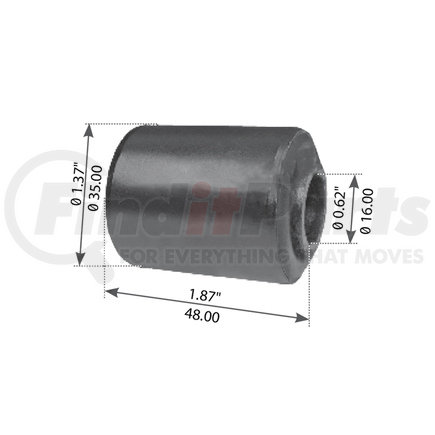 World American WA04-3074 BUSHING TORQUE ROD CABIN