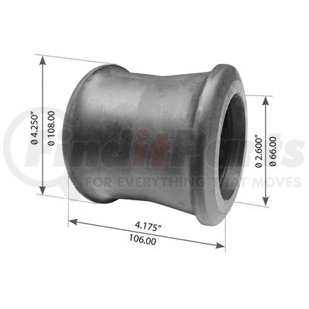 World American WA04-6001 TORQUE ROD BUSHING ALLIS-CHALM