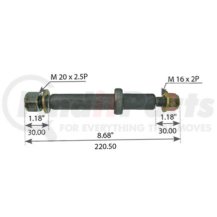 World American WA07-2181 SHOCK BRACKET  STUD