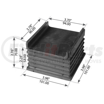 World American WA12-2286 SPRING INSULATOR LOWER PAD