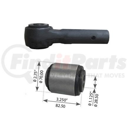 World American WA12-2422 TORQUE ROD END W/ BUSHING