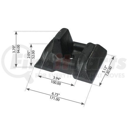 World American WA12-2317 AXLE TOP PLATE