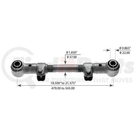 World American WA12-5107 ADJUSTABLE TORQUE ROD