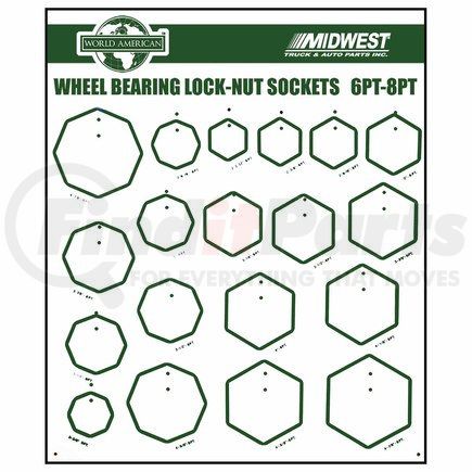 World American WA13-0000 SOCKET DISPLAY BOARD