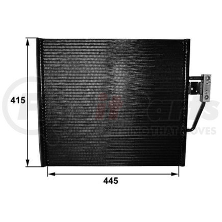 HELLA USA 351300001 Condenser