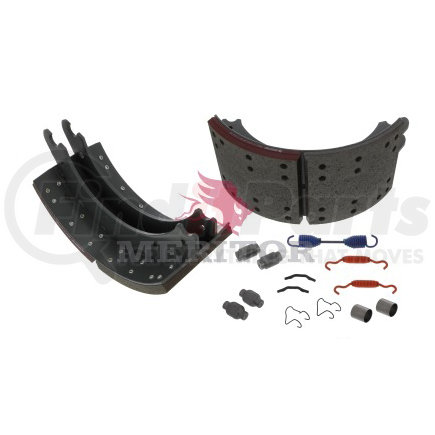 Meritor XK20014707QP Remanufactured Drum Brake Shoe Kit - Lined, with Hardware