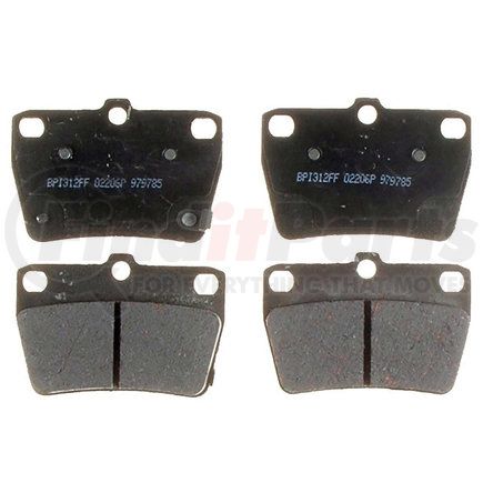 ACDelco 14D1051CH Ceramic Rear Disc Brake Pad Set