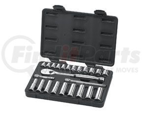 GEARWRENCH 80559 24pc 3/8" drive metric socket set (std / deep)