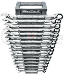 GEARWRENCH 85099 16 pc. Metric XL Combination Ratcheting Gearwrenchª Set