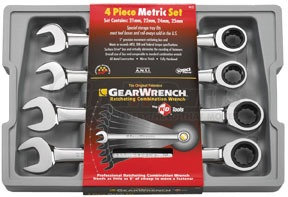 GEARWRENCH 9413 4 pc. Jumbo Metric Combination Ratcheting GearWrenchª Set