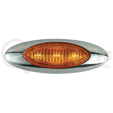 Optronics 00212704P Kit: 3-LED yellow marker/clearance light with bezel