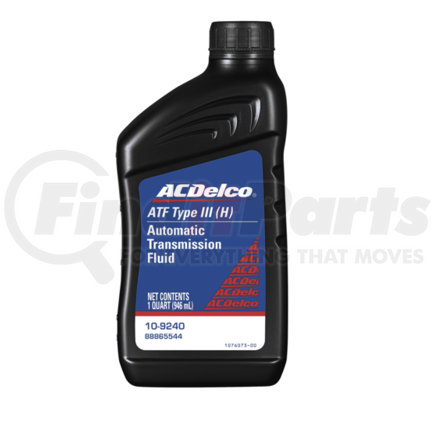 ACDelco 10-9240 Acdelco 10-9240 Professional Type Iii H Automatic Transmission Fluid