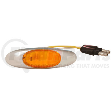 Grote 47953-5 MicroNova® LED Clearance / Marker Light - Yellow, with Chrome Bezel, Multi Pack