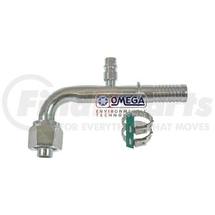Omega Environmental Technologies 35-AN1323-9C FTG 90 #10 FOR x #10 W/ HI R134A SV AIR-O-CRIMP