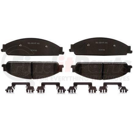 ACDelco 17D1070CHF1 Ceramic Front Disc Brake Pad Set