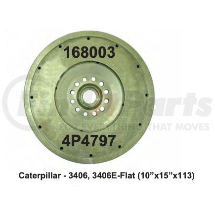 AMS Clutch Sets 4P4797 FLYWHEEL Fits Caterpillar - 3406, 3406E-Flat (10”x15”x113)