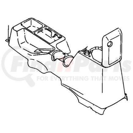 Chrysler 5FW18RK5AB LID. Center Console Storage. Diagram 5