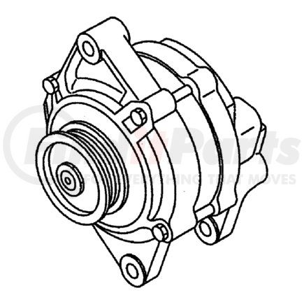 Chrysler R4609131AA ALTERNATOR. Diagram 1