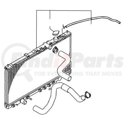 Chrysler MR373103 RADIATOR. Engine Cooling. Diagram 3