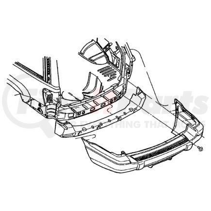 Chrysler 5FY10YR8AA BEZEL. Hitch. Diagram 13