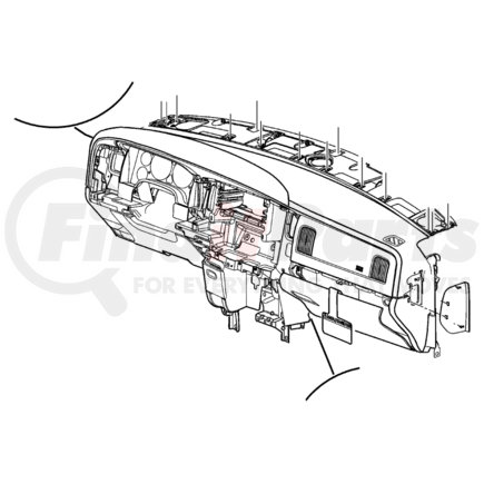 Chrysler 5GR78YQLAC AIR BAG. Passenger. Diagram 60