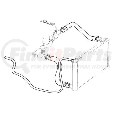 Chrysler 52006499 HOSE. Radiator. Diagram 13