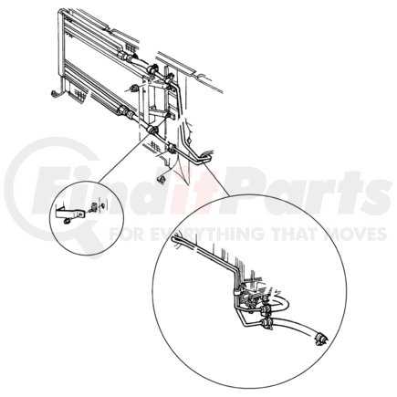 Chrysler 52029006AA COOLER. Transmission Oil. Diagram