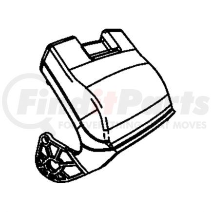 Chrysler 1AU941D1AA CUPHOLDER. Rear. Console Mounted. Diagram 28