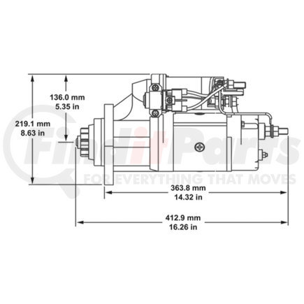 Delco Remy 8200434 Starter Freightliner/Western Star