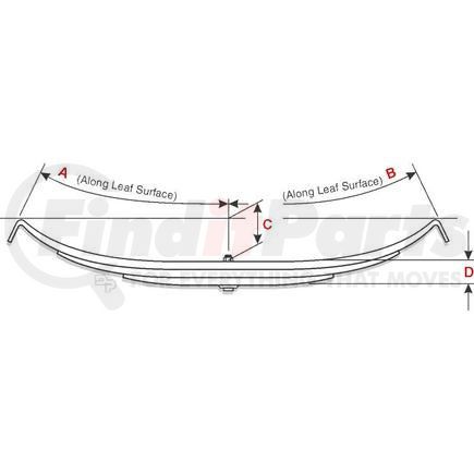 Dayton Parts TRA-2727HD Trailer Spring