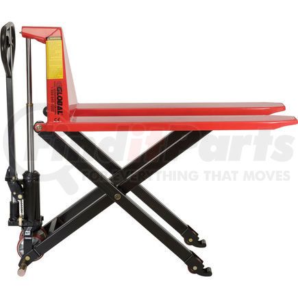 Global Industrial HSP520/10 Global Industrial&#8482; Manual High-Lift Skid Jack Truck 2200 Lb. Capacity - 20.5 x 45 Forks