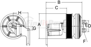 Horton 99A8601 CLUTCH DMADV SE 24 CUM 12-PK