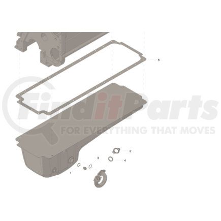 Cummins 3804303 Oil Pan Gasket Kit