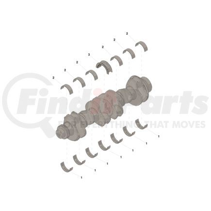 Cummins 3945917 Main Bearing Set