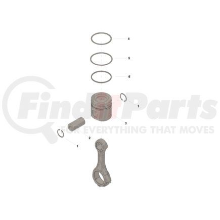 Cummins 3800808 Engine Piston Kit